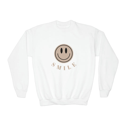 Smiley Face Youth Crewneck Sweatshirt