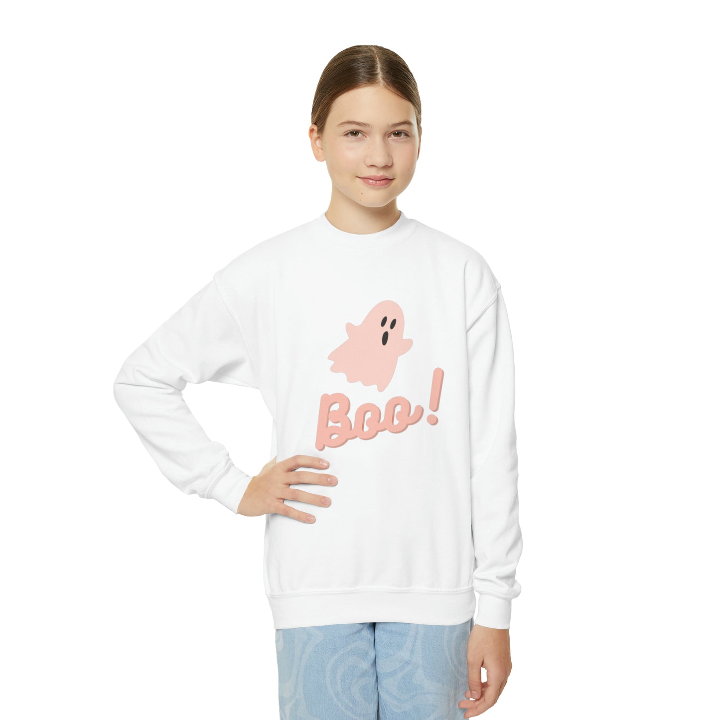 Boo Youth Crewneck Sweatshirt