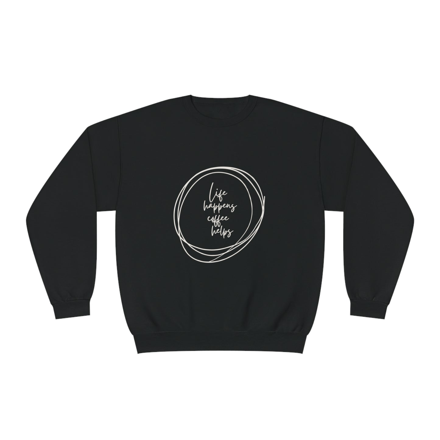 Coffee Helps Crewneck Sweatshirt