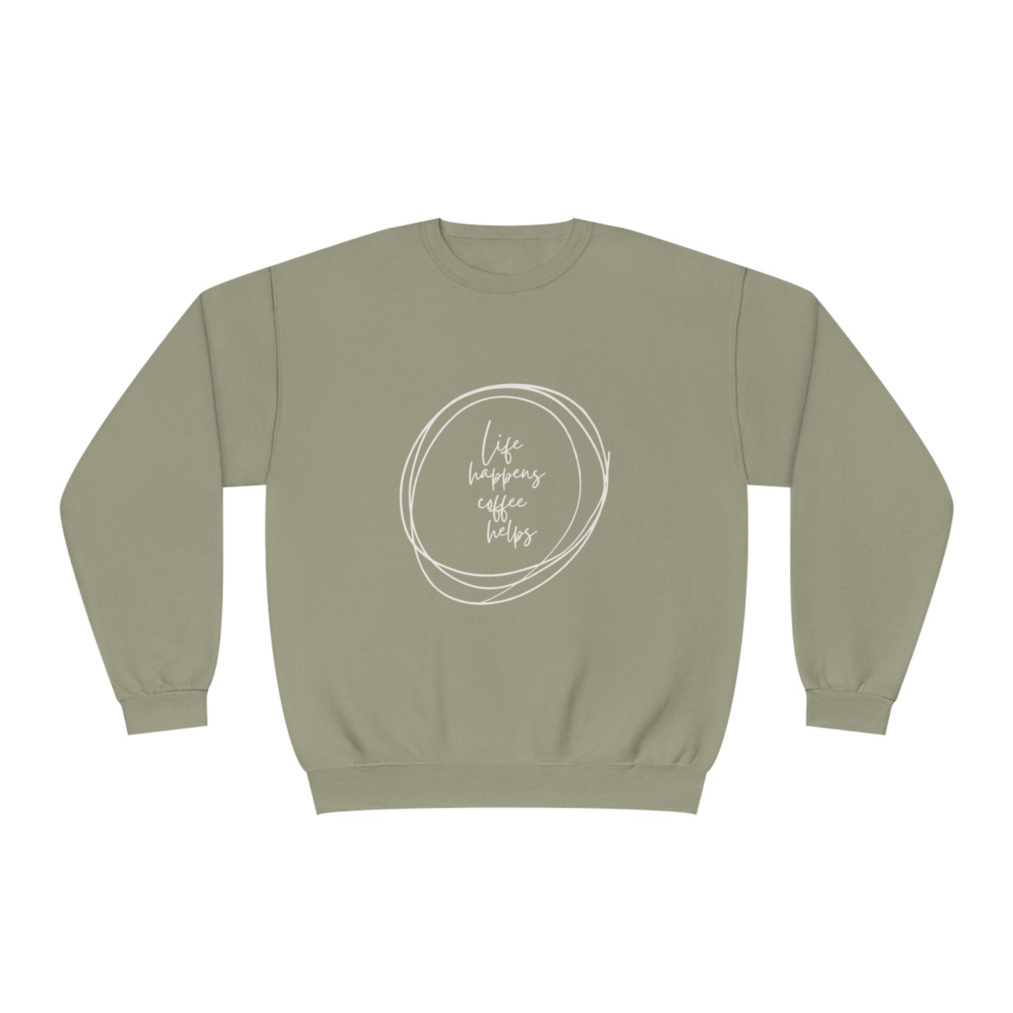 Coffee Helps Crewneck Sweatshirt